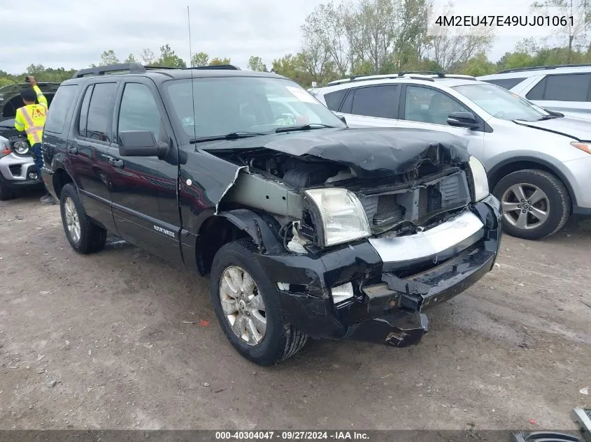 2009 Mercury Mountaineer VIN: 4M2EU47E49UJ01061 Lot: 40304047