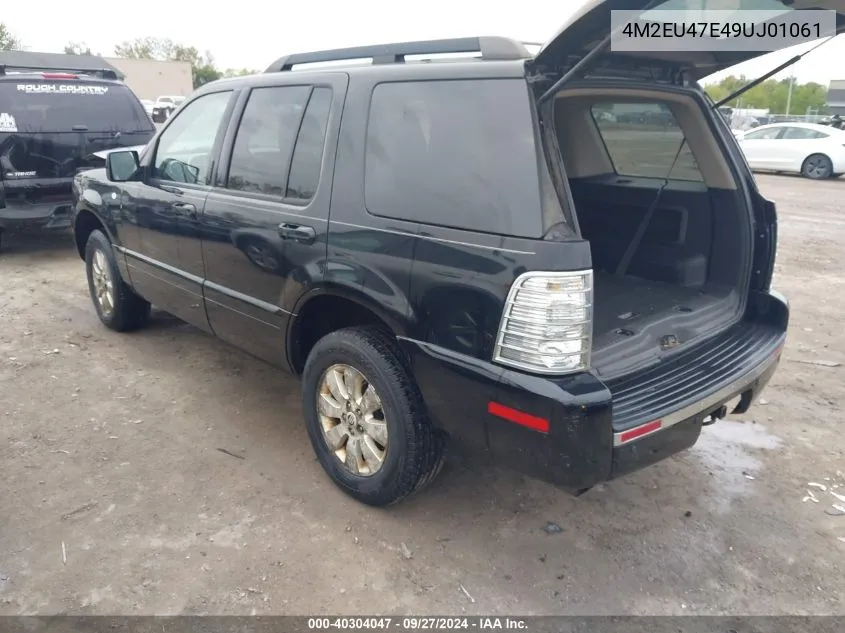 2009 Mercury Mountaineer VIN: 4M2EU47E49UJ01061 Lot: 40304047