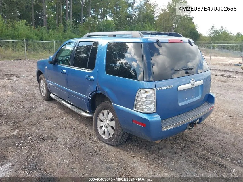 2009 Mercury Mountaineer VIN: 4M2EU37E49UJ02558 Lot: 40469045