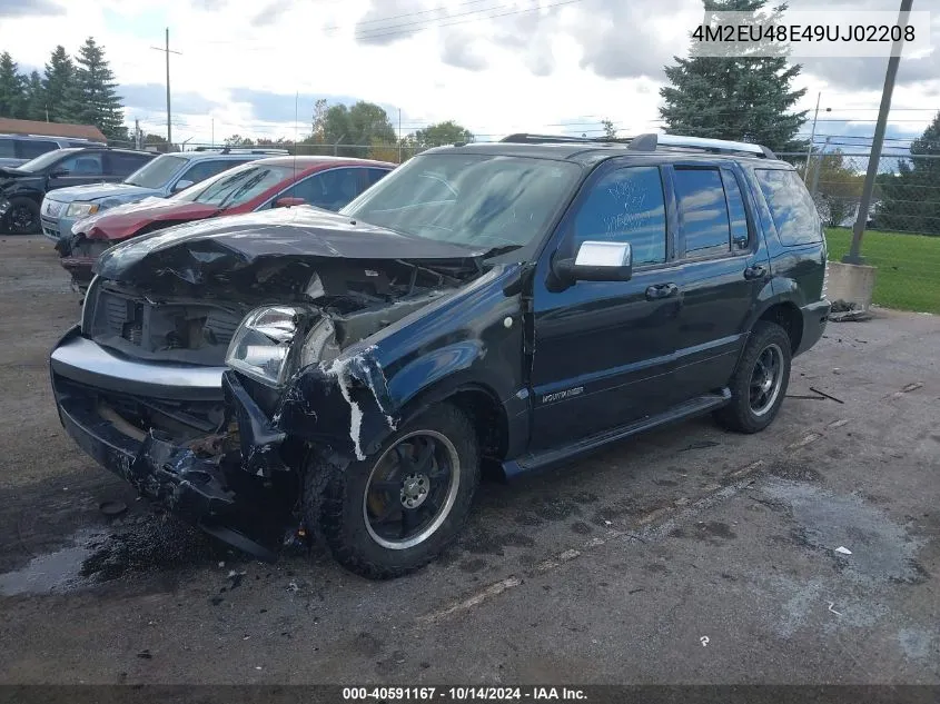 2009 Mercury Mountaineer Premier VIN: 4M2EU48E49UJ02208 Lot: 40591167