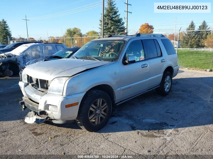 2009 Mercury Mountaineer Premier VIN: 4M2EU48E89UJ00123 Lot: 40655765