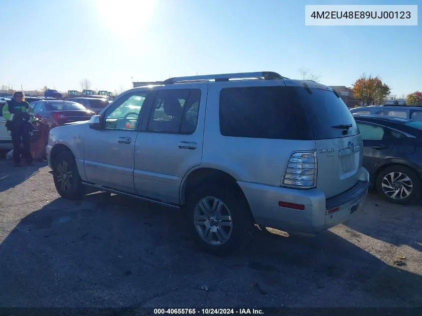 2009 Mercury Mountaineer Premier VIN: 4M2EU48E89UJ00123 Lot: 40655765