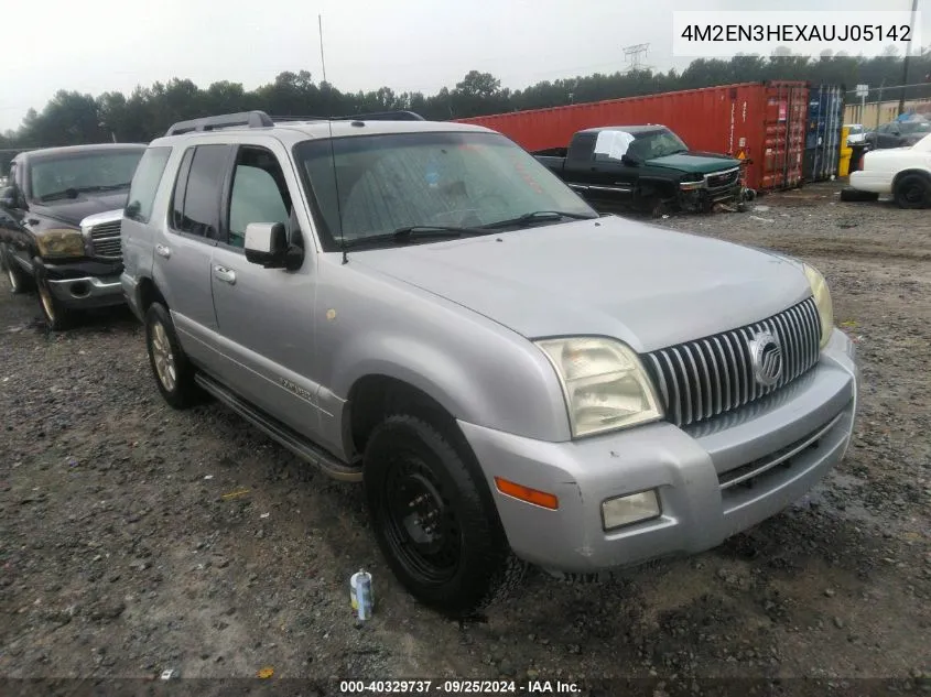 2010 Mercury Mountaineer VIN: 4M2EN3HEXAUJ05142 Lot: 40329737