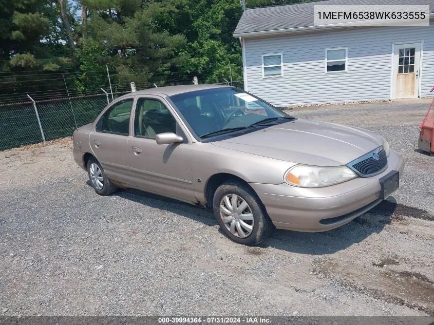 1MEFM6538WK633555 1998 Mercury Mystique