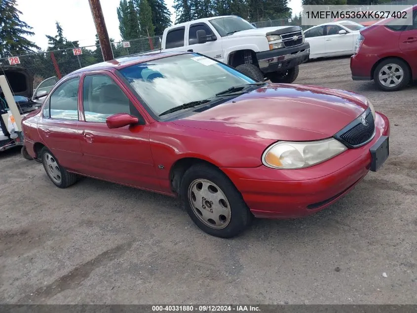 1MEFM6536XK627402 1999 Mercury Mystique Gs