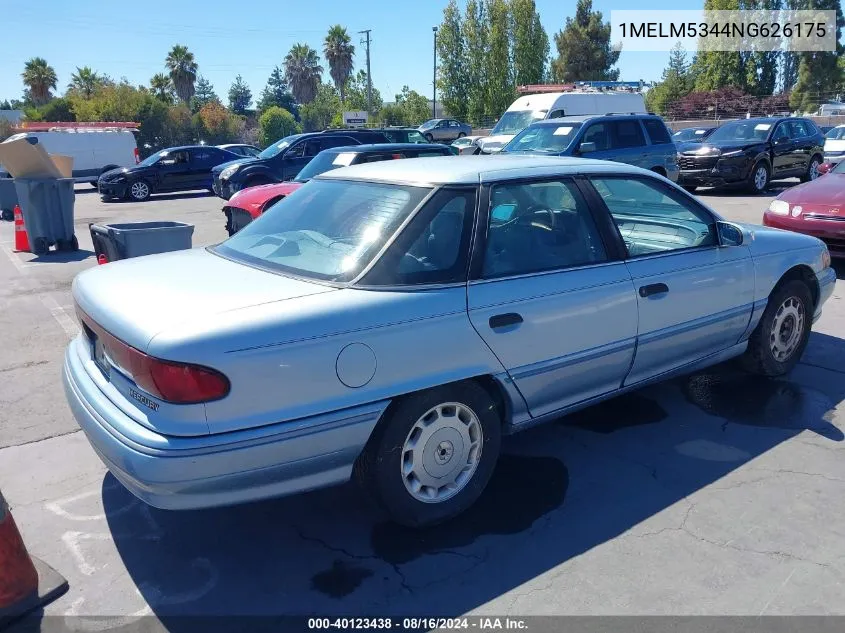 1MELM5344NG626175 1992 Mercury Sable Ls