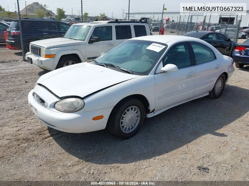 1996 Mercury Sable Gs VIN: 1MELM50U9TG667323 Lot: 40319965