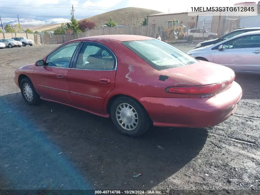 1996 Mercury Sable Ls VIN: 1MELM53S3TG612845 Lot: 40714786