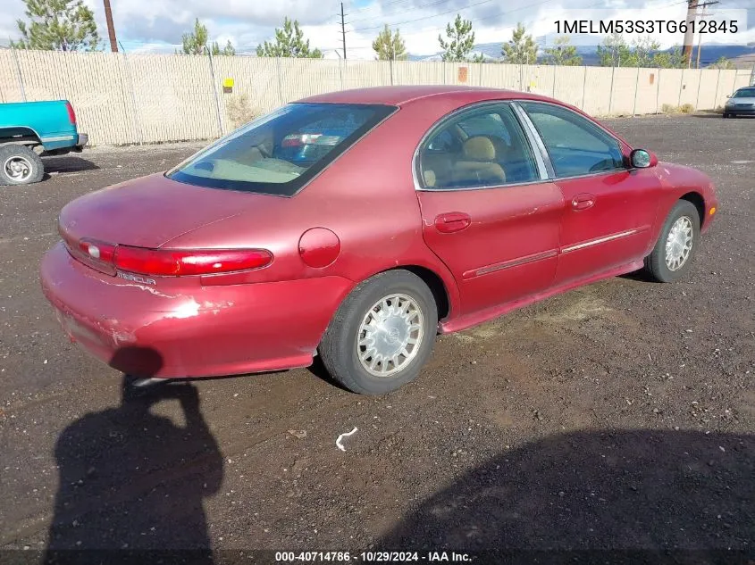 1996 Mercury Sable Ls VIN: 1MELM53S3TG612845 Lot: 40714786