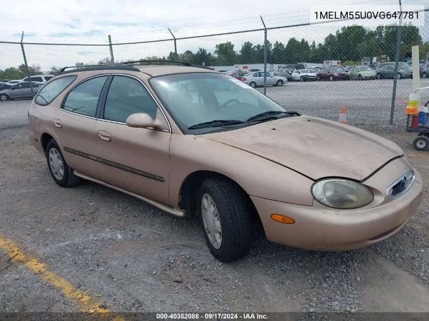 1997 Mercury Sable Gs VIN: 1MELM55U0VG647781 Lot: 40352088