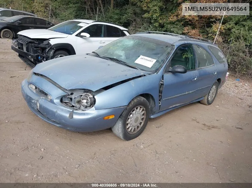 1997 Mercury Sable Gs VIN: 1MELM55U2VG649564 Lot: 40356605