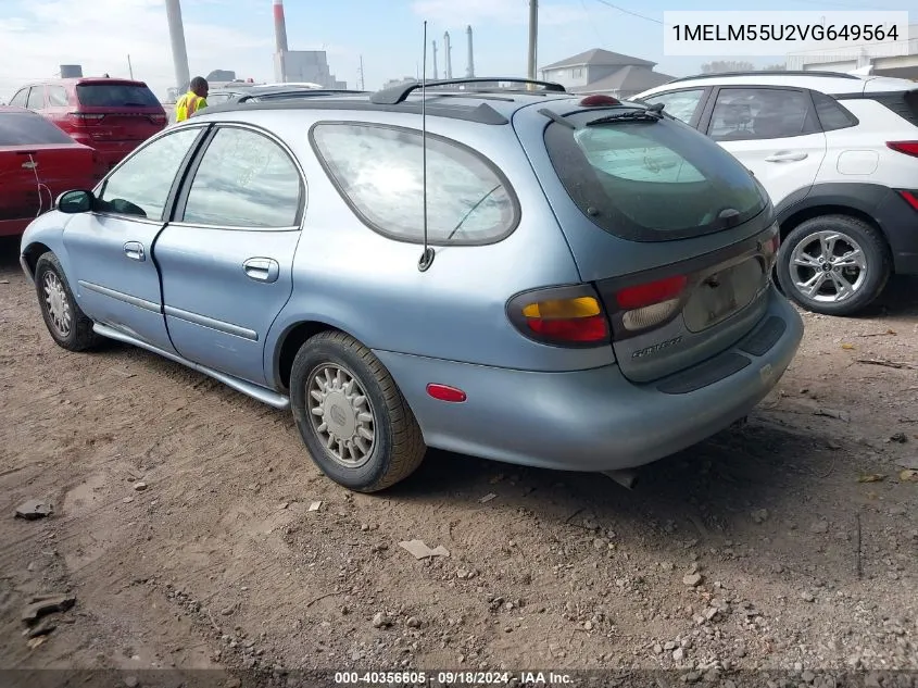 1997 Mercury Sable Gs VIN: 1MELM55U2VG649564 Lot: 40356605