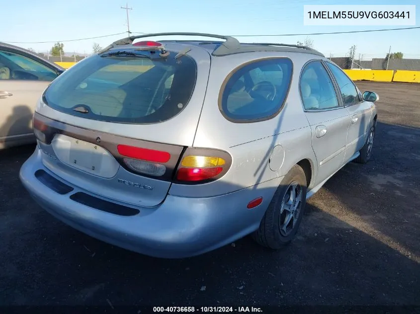 1997 Mercury Sable Gs VIN: 1MELM55U9VG603441 Lot: 40736658