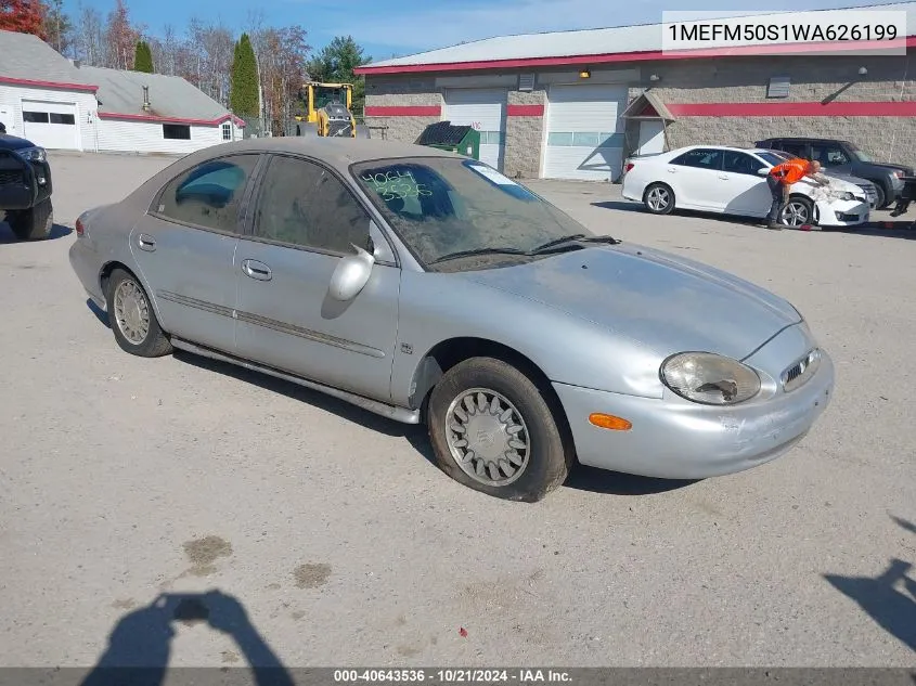 1998 Mercury Sable Gs/Ls VIN: 1MEFM50S1WA626199 Lot: 40643536