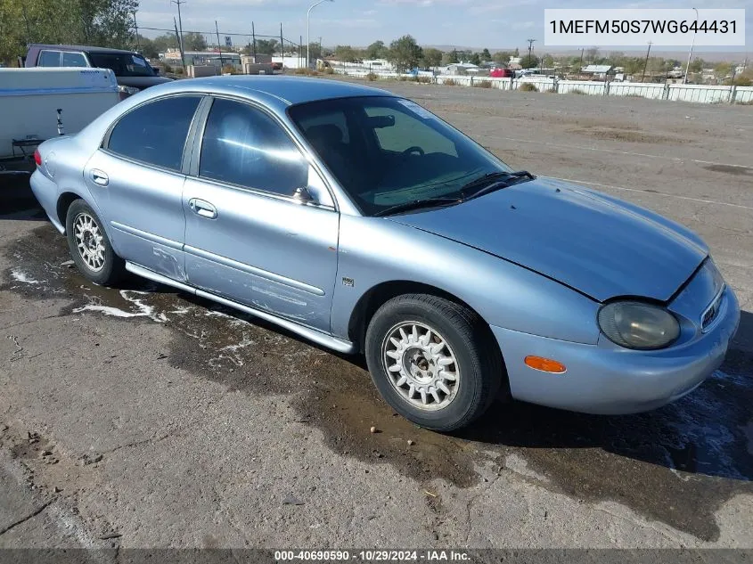 1998 Mercury Sable Gs/Ls VIN: 1MEFM50S7WG644431 Lot: 40690590