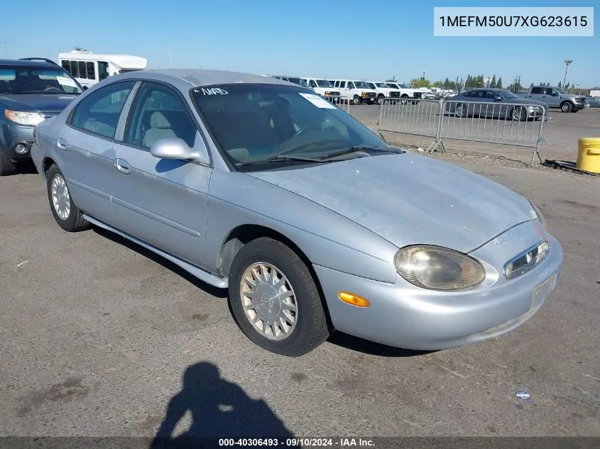 1999 Mercury Sable Gs VIN: 1MEFM50U7XG623615 Lot: 40306493