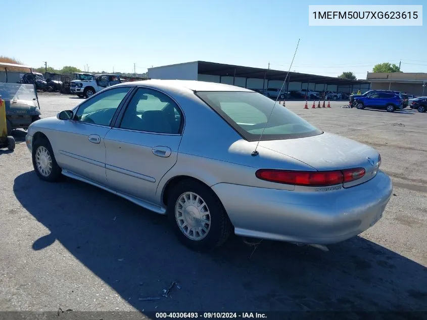 1MEFM50U7XG623615 1999 Mercury Sable Gs