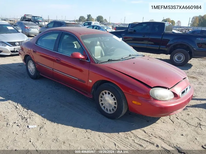 1999 Mercury Sable Ls VIN: 1MEFM53S7XA660984 Lot: 40680881