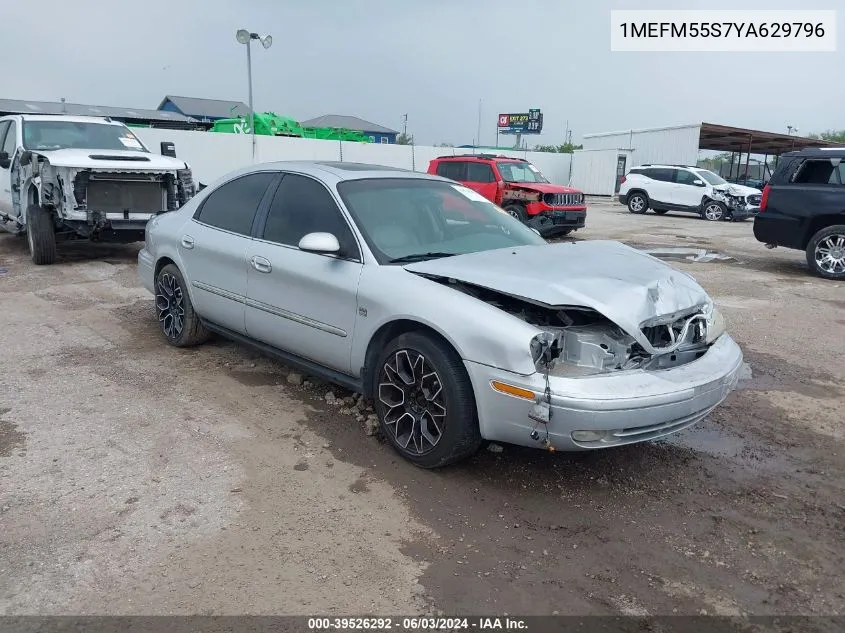 2000 Mercury Sable Ls Premium VIN: 1MEFM55S7YA629796 Lot: 39526292