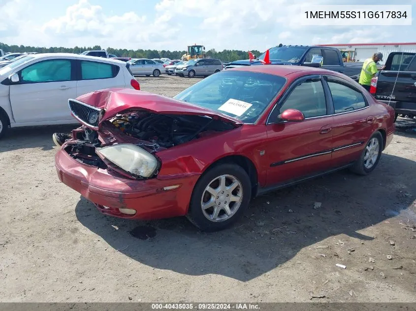 2001 Mercury Sable Ls Premium VIN: 1MEHM55S11G617834 Lot: 40435035