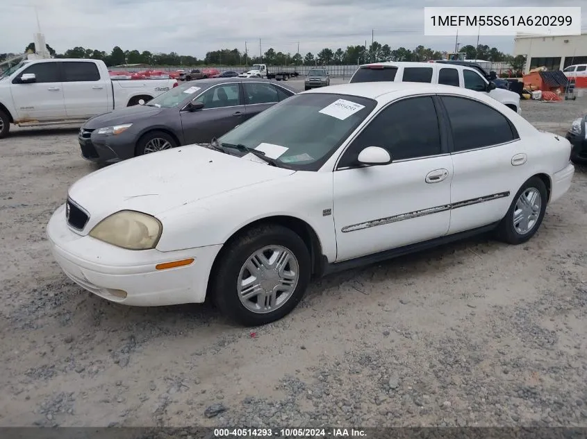 2001 Mercury Sable Ls Premium VIN: 1MEFM55S61A620299 Lot: 40514293