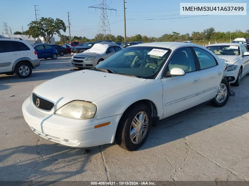 2001 Mercury Sable Ls VIN: 1MEHM53U41A637499 Lot: 40514531