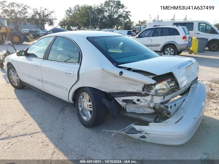 2001 Mercury Sable Ls VIN: 1MEHM53U41A637499 Lot: 40514531