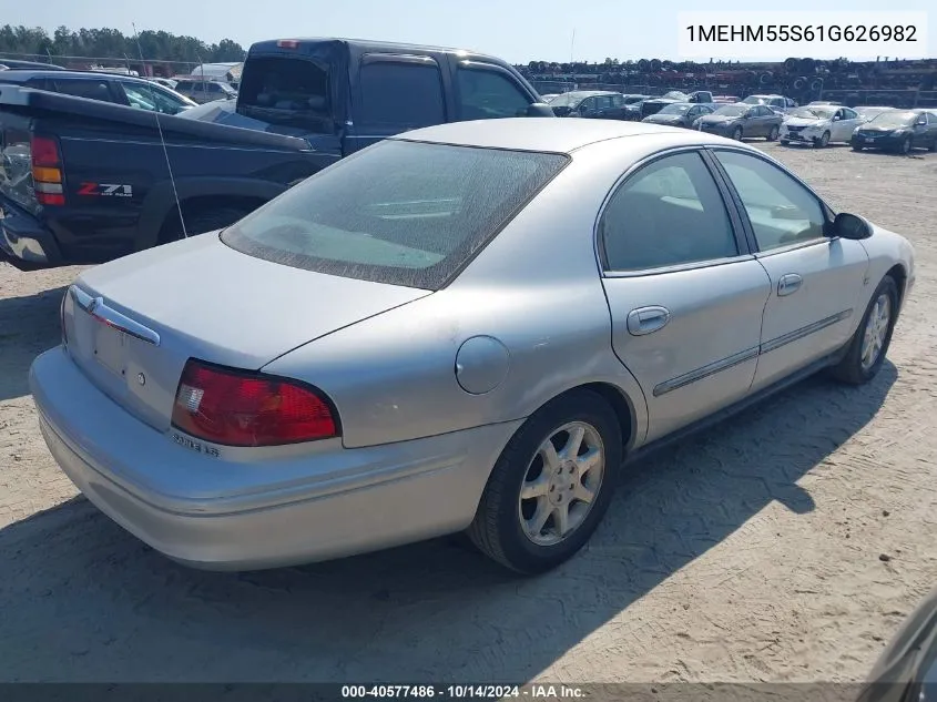 2001 Mercury Sable Ls Premium VIN: 1MEHM55S61G626982 Lot: 40577486