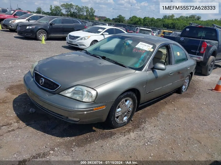 2002 Mercury Sable Ls Premium VIN: 1MEFM55S72A628333 Lot: 39330704