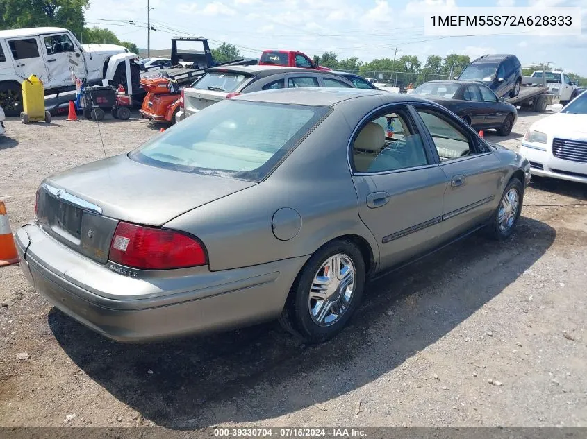 2002 Mercury Sable Ls Premium VIN: 1MEFM55S72A628333 Lot: 39330704