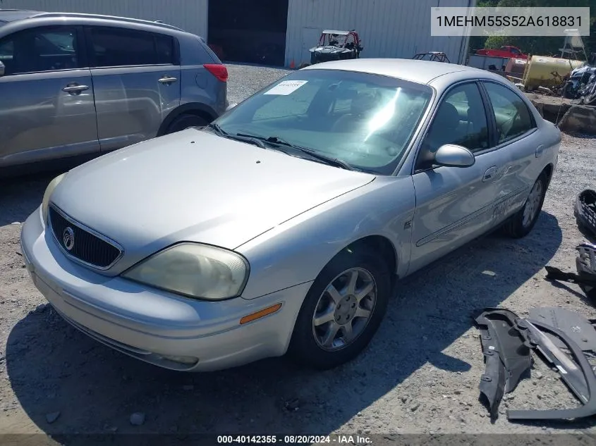 2002 Mercury Sable Ls Premium VIN: 1MEHM55S52A618831 Lot: 40142355