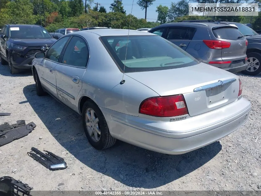 2002 Mercury Sable Ls Premium VIN: 1MEHM55S52A618831 Lot: 40142355