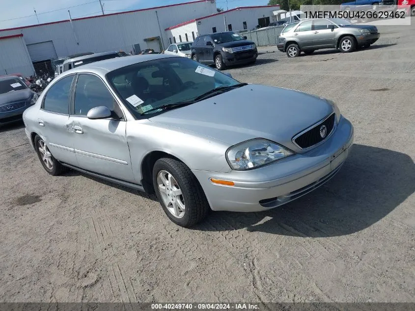 2002 Mercury Sable Gs VIN: 1MEFM50U42G629462 Lot: 40249740