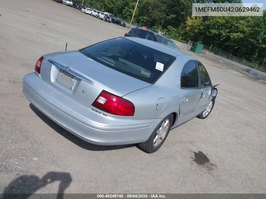 2002 Mercury Sable Gs VIN: 1MEFM50U42G629462 Lot: 40249740