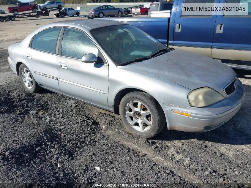 2002 Mercury Sable Gs VIN: 1MEFM50UX2A621045 Lot: 40654258