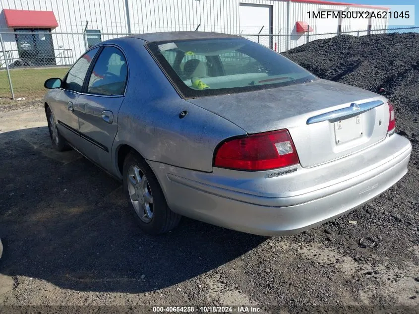 2002 Mercury Sable Gs VIN: 1MEFM50UX2A621045 Lot: 40654258