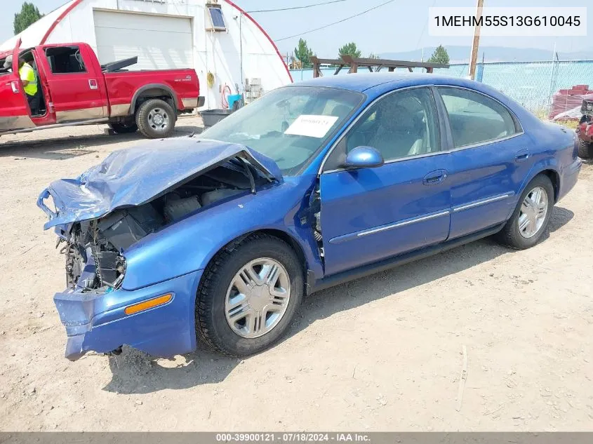 2003 Mercury Sable Ls Premium VIN: 1MEHM55S13G610045 Lot: 39900121