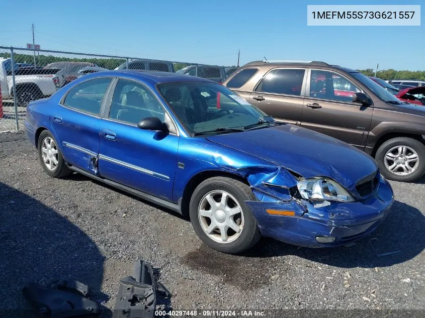 2003 Mercury Sable Ls Premium VIN: 1MEFM55S73G621557 Lot: 40297448