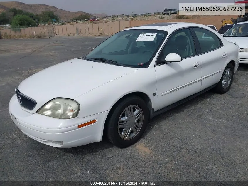 2003 Mercury Sable Ls Premium VIN: 1MEHM55S53G627236 Lot: 40620166