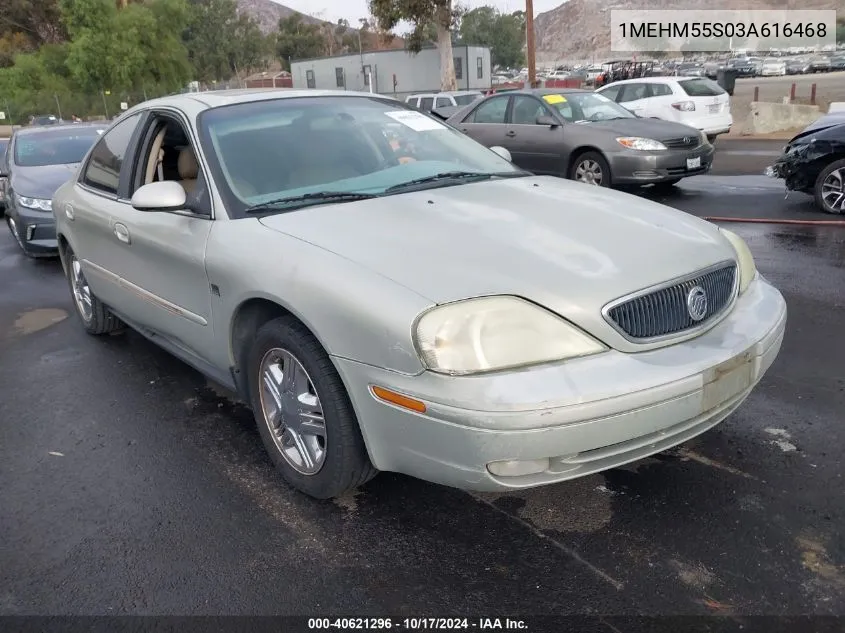 2003 Mercury Sable Ls Premium VIN: 1MEHM55S03A616468 Lot: 40621296