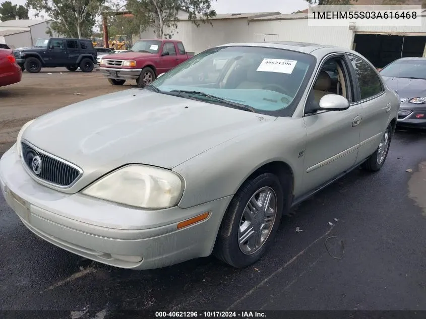 2003 Mercury Sable Ls Premium VIN: 1MEHM55S03A616468 Lot: 40621296