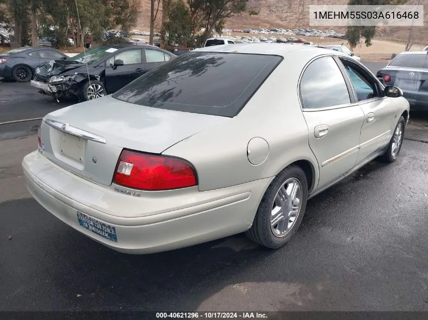 2003 Mercury Sable Ls Premium VIN: 1MEHM55S03A616468 Lot: 40621296