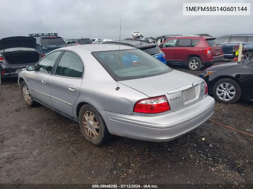 2004 Mercury Sable Ls Premium VIN: 1MEFM55S14G601144 Lot: 39849295