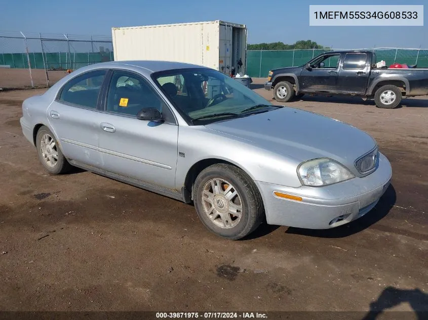 2004 Mercury Sable Ls Premium VIN: 1MEFM55S34G608533 Lot: 39871975