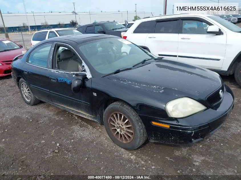 2004 Mercury Sable Ls Premium VIN: 1MEHM55SX4A616625 Lot: 40077480