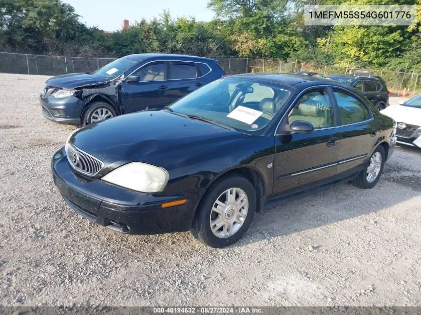 2004 Mercury Sable Ls Premium VIN: 1MEFM55S54G601776 Lot: 40194632