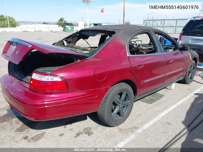 2004 Mercury Sable Ls Premium VIN: 1MEHM55S14G601976 Lot: 40213276