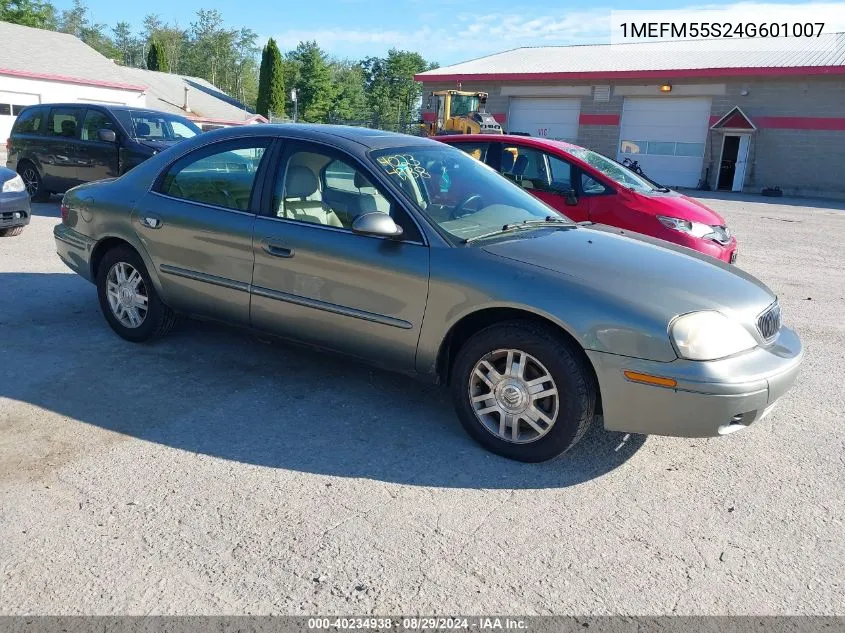 2004 Mercury Sable Ls Premium VIN: 1MEFM55S24G601007 Lot: 40234938