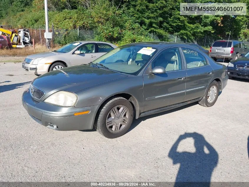 2004 Mercury Sable Ls Premium VIN: 1MEFM55S24G601007 Lot: 40234938