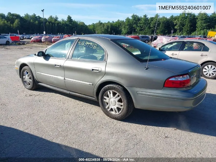 2004 Mercury Sable Ls Premium VIN: 1MEFM55S24G601007 Lot: 40234938